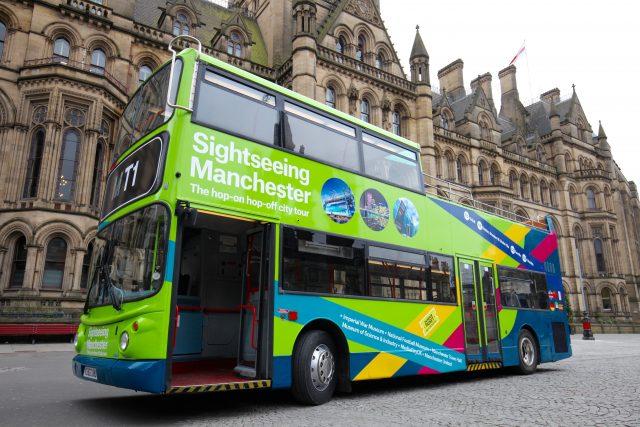 Sightseeing Manchester Hop-on Hop-off Bus